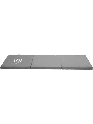 BnB Sports´ Sportmatte Premium Tri-Folding Thick Gymnastic Mat & Home Sports in Grau