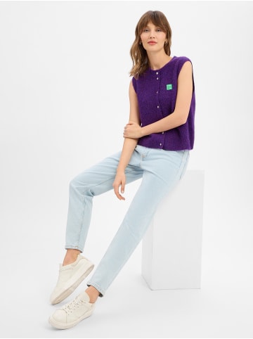 American Vintage Weste East in lila - 0001