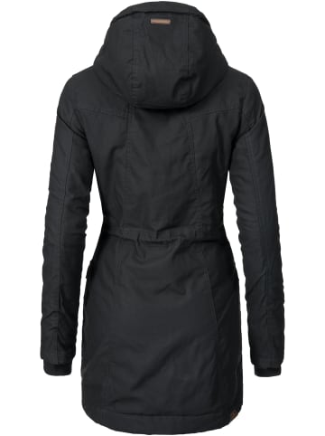 ragwear Wintermantel Elsa in Schwarz