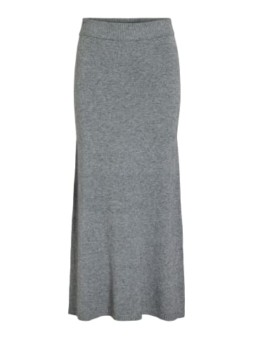 Vila ANKLE KNIT SKIRT - NOOS in Medium Grey Melange