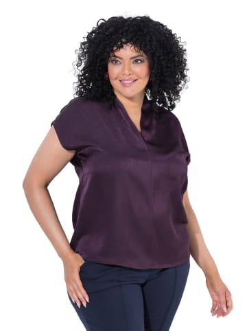 Ulla Popken Bluse in dunkle pflaume
