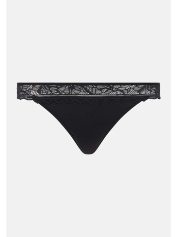 Chantelle Tanga Easy Feel Floral Touch in Schwarz