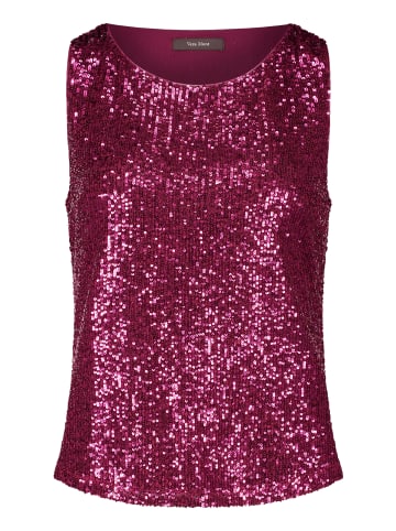 Vera Mont Pailletten-Top ohne Arm in Sweet Berry