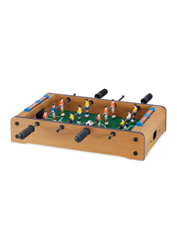 relaxdays Tischkicker in Grün/Braun - (B)51x (H)11 x (T)50 cm