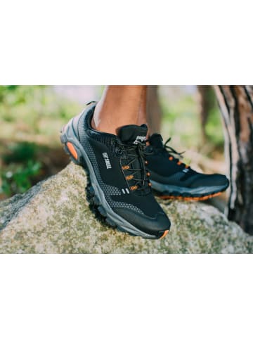 GUGGEN MOUNTAIN Trekkingschuhe Schwarz-Orange
