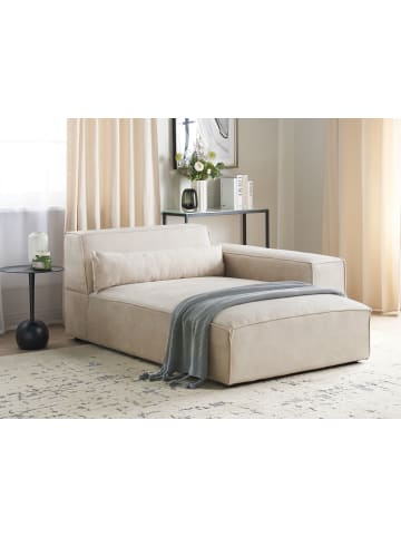 Beliani Sofaelement HELLNAR in Beige - (W) 102 x (H) 70 x (L) 176 cm