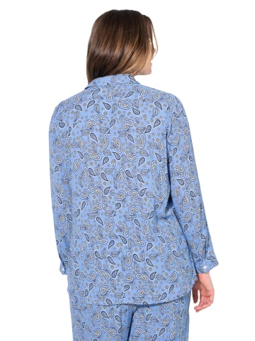 Studio Untold Bluse in azurblau