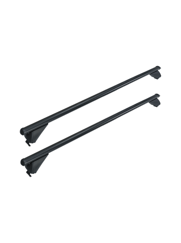 relaxdays 2 x Dachträger in Schwarz - 124 cm