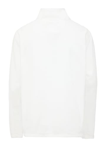 acalmar Herren Fleecepullover in Optik Weiss