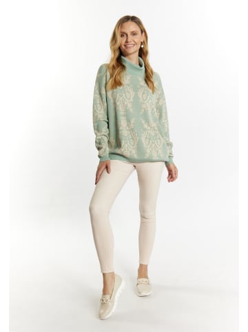 Usha Damen Strickpullover in Mint Creme