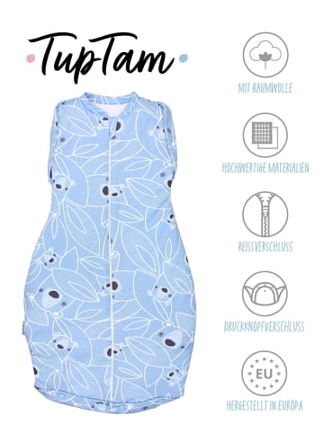 TupTam Babay Schlafsack Pucksack Round in blau