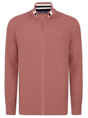 Felix Hardy Stehkragen Strickjacke in Rosa