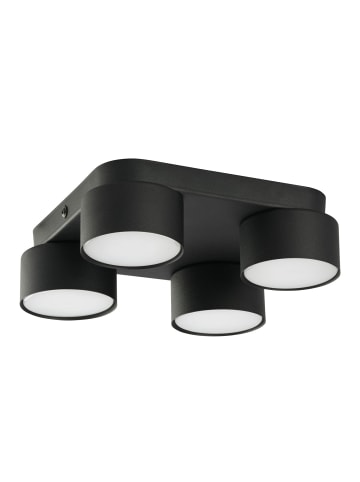 Licht-Erlebnisse Deckenlampe (B)22 x (L)22 x (H)6.5 cm in Schwarz