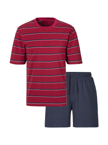 H.I.S Pyjama in rot-navy