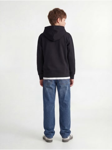 JACK & JONES Junior Kapuzenpullover in Black