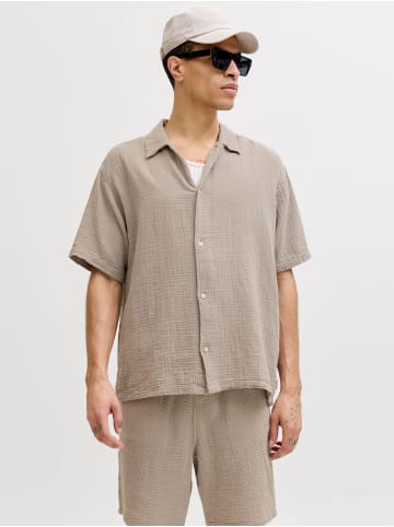 Jack & Jones Hawaii-Hemd in Vintage Khaki