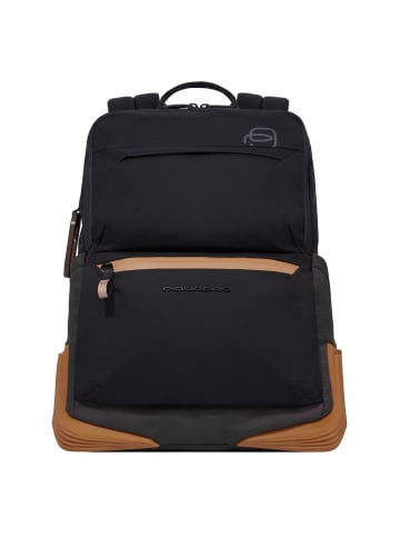 Piquadro Corner Rucksack 44 cm Laptopfach in black grey