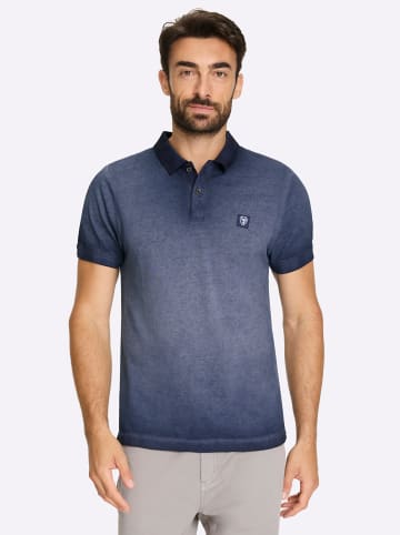 WITT WEIDEN Kurzarm-Poloshirt in dunkelblau
