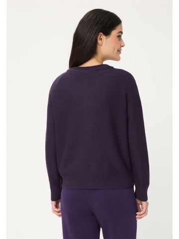 Olsen Strickcardigan in Plum