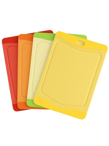 Stoneline Schneidebrett 20x14 cm Set 4-teilig in Bunt