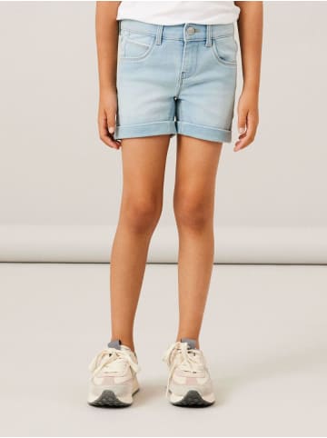 name it Slim Denim Shorts NKFSALLI in Hellblau