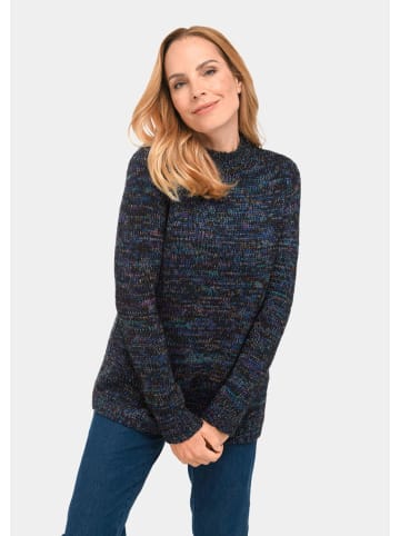 GOLDNER Kurzgröße:  Strickpullover Trageangenehmer Multicolor-Pullover in bunt