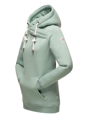 Marikoo Kapuzensweatshirt Izuyaa in Dusty Mint Melange