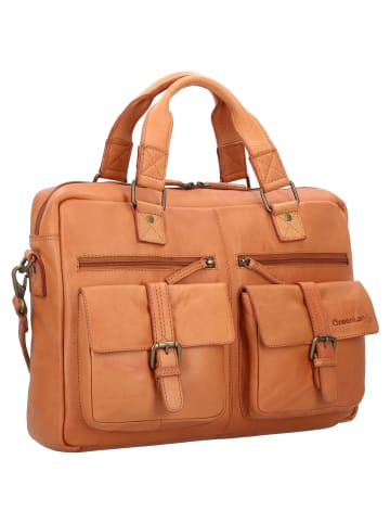 Greenland Nature Nature Aktentasche Leder 42 cm braun