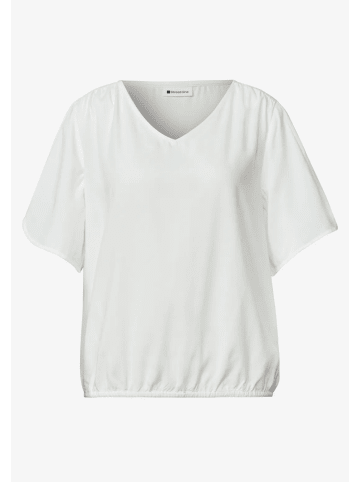 Street One V-neck Blouse w overlap in Off White