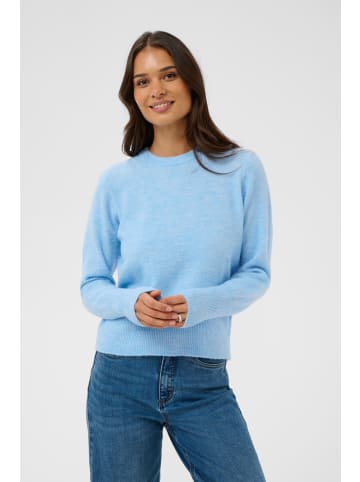 Kaffe Strickpullover KAniel Regular fit in Powder Blue Melange