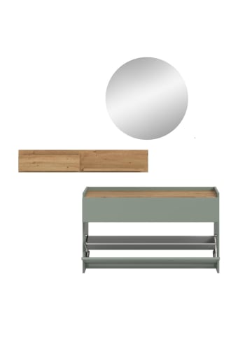 ebuy24 Garderobenmöbel Drive Staubgrün 197 x 32 cm