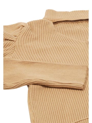 caneva Damen Strickpullover in Dunkelbeige