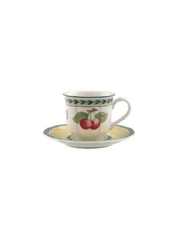Villeroy & Boch Espressotasse mit Untertasse French Garden Fleurence in Bunt 80 ml in bunt