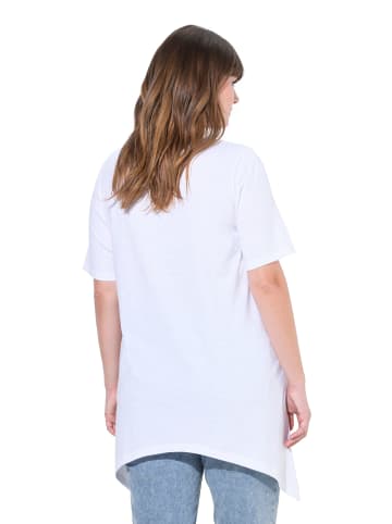 Ulla Popken Longshirt in offwhite