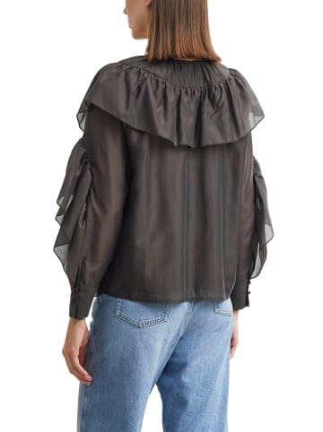 comma Bluse in schoko