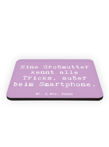 Mr. & Mrs. Panda Magnet mit Motiv Spruch Großmutter Tricks mit S... in Lavendeltraum
