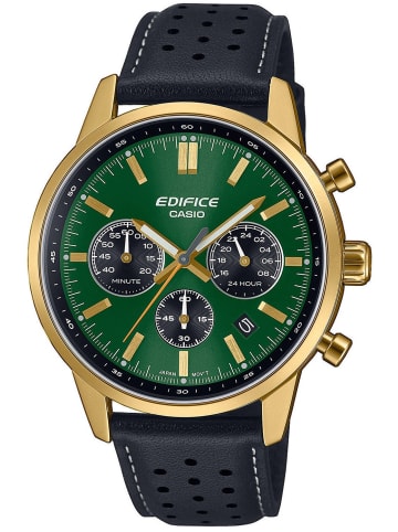 Casio Edifice Chronograph Herrenuhr Schwarz/Grün
