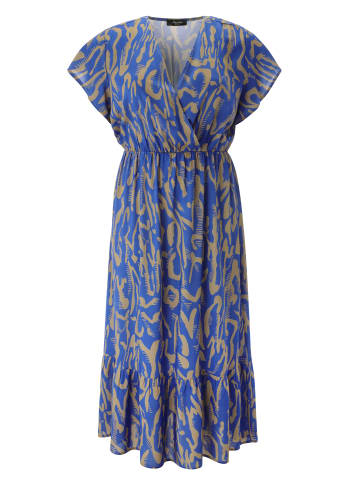 Aniston PLUS Maxikleid in blau-beige