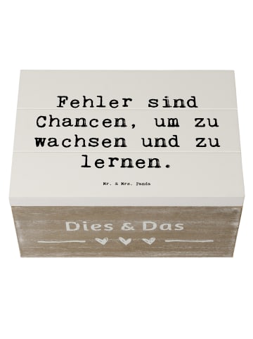 Mr. & Mrs. Panda Box Spruch Fehler lernen wachsen mit Spruch in Weiß