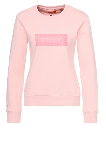 smiler. Sweatshirtpullover Cuddle. in altrosa