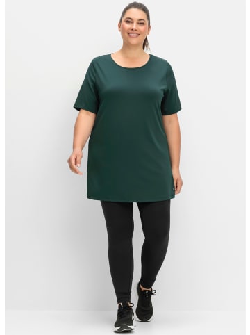 sheego Funktionsshirt in tiefgrün