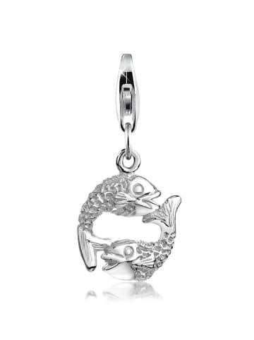 Nenalina Charm 925 Sterling Silber Fisch in Silber