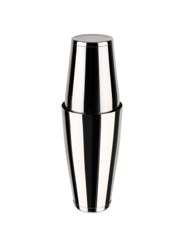 APS Tin in tin Shaker in silber, Ø 9 cm, H: 27 cm