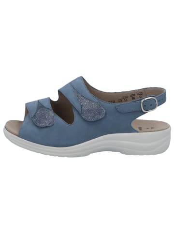 Solidus Damen Sandaletten Moni - Weite M in Blau