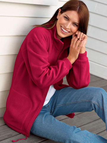 WITT WEIDEN Fleece-Jacke in dunkelrot