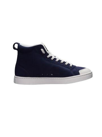 ethletic Canvas Sneaker Active Hi Cut in Ocean Blue | Just White