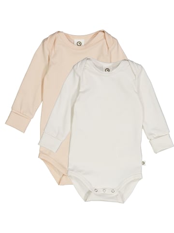 müsli Langarmbody 2er-Pack in rose/cream