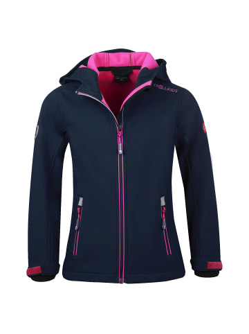 Trollkids Softshelljacke "Trollfjord" in Dunkelblau