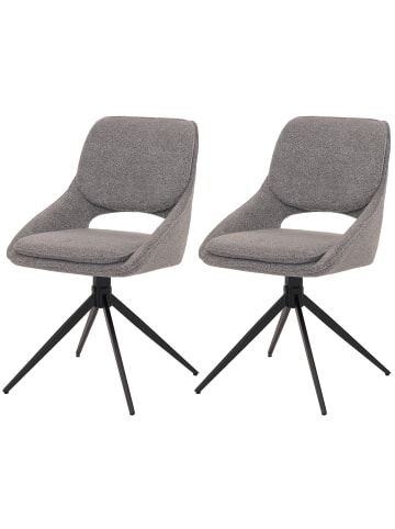 MCW 2er-Set Esszimmerstuhl N73, Grau