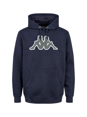 Kappa Hoodie Logo Airiti in blue-md grey mel.-white